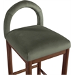 Meridian Furniture Conrad Green Velvet Counter Stool