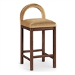 Meridian Furniture Conrad Saddle Velvet Counter Stool