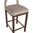 Meridian Furniture Conrad Taupe Velvet Counter Stool