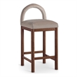 Meridian Furniture Conrad Taupe Velvet Counter Stool