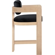 Meridian Furniture Sacha Black Velvet Stool