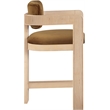 Meridian Furniture Sacha Saddle Velvet Stool