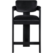 Meridian Furniture Sacha Black Velvet Stool