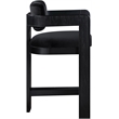 Meridian Furniture Sacha Black Velvet Stool