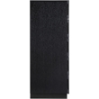 Meridian Furniture Weave Black Oak Veneer Chest