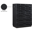 Meridian Furniture Weave Black Oak Veneer Chest