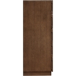 Meridian Furniture Weave Brown Oak Veneer Chest