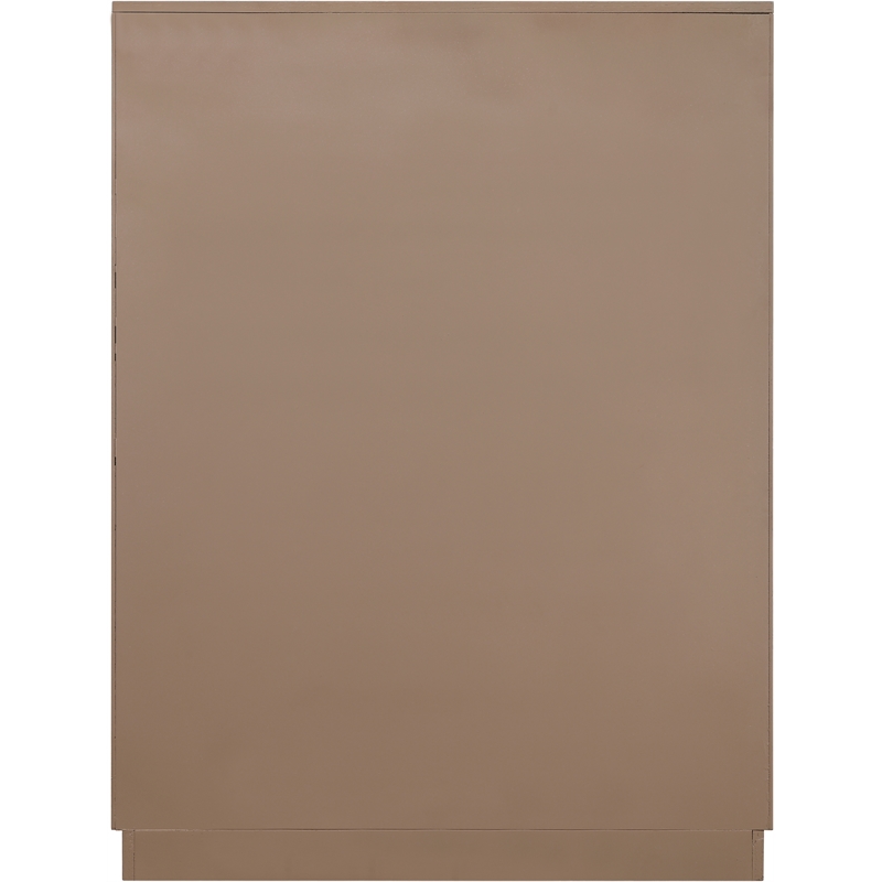 Meridian Furniture Weave Brown Oak Veneer Chest