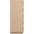 Meridian Furniture Weave Natural Oak Veneer Chest