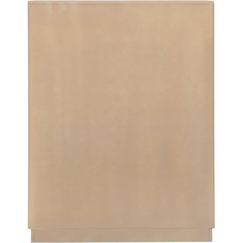 Meridian Furniture Weave Natural Oak Veneer Chest