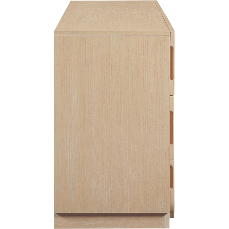Meridian Furniture Weave Natural Oak Veneer Dresser