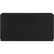 Meridian Furniture Scallop Black Oak Veneer Dresser