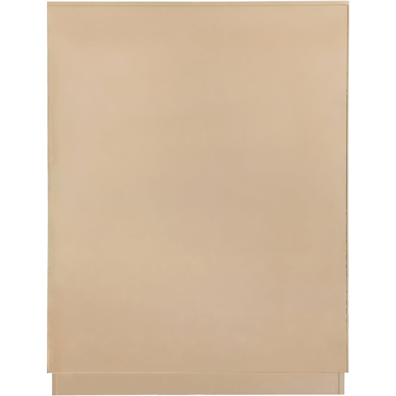 Meridian Furniture Scallop Natural Oak Veneer Chest