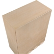 Meridian Furniture Scallop Natural Oak Veneer Chest