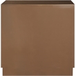 Meridian Furniture Scallop Brown Oak Veneer Night Stand