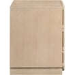 Meridian Furniture Scallop Natural Oak Veneer Night Stand