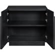 Meridian Furniture Navona Black Oak Veneer Sideboard/Buffet