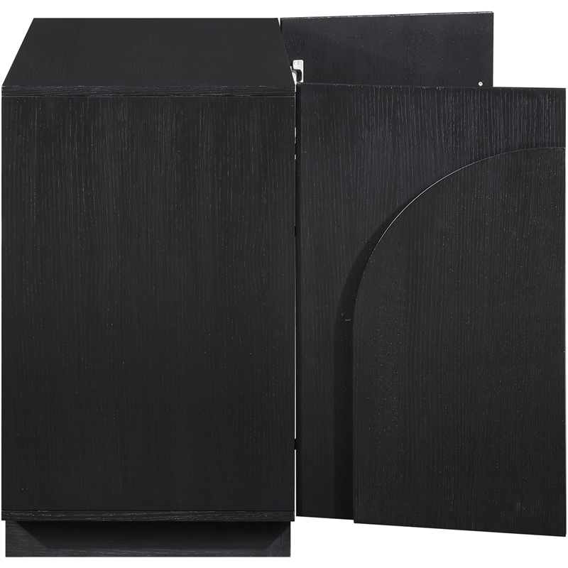 Meridian Furniture Navona Black Oak Veneer Sideboard/Buffet