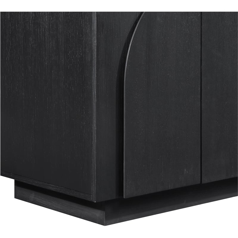 Meridian Furniture Navona Black Oak Veneer Sideboard/Buffet