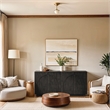 Meridian Furniture Navona Black Oak Veneer Sideboard/Buffet