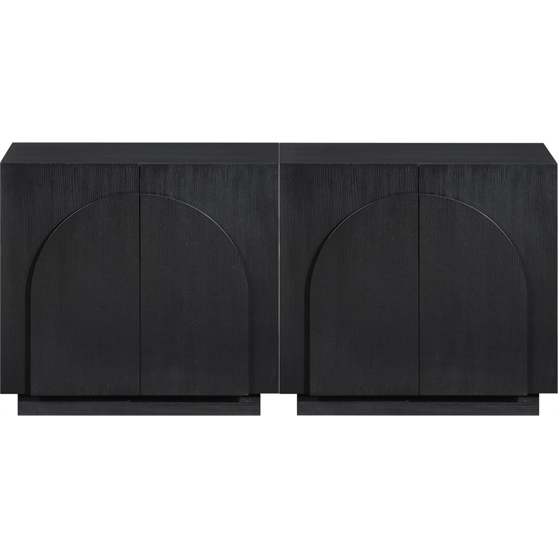 Meridian Furniture Navona Black Oak Veneer Sideboard/Buffet