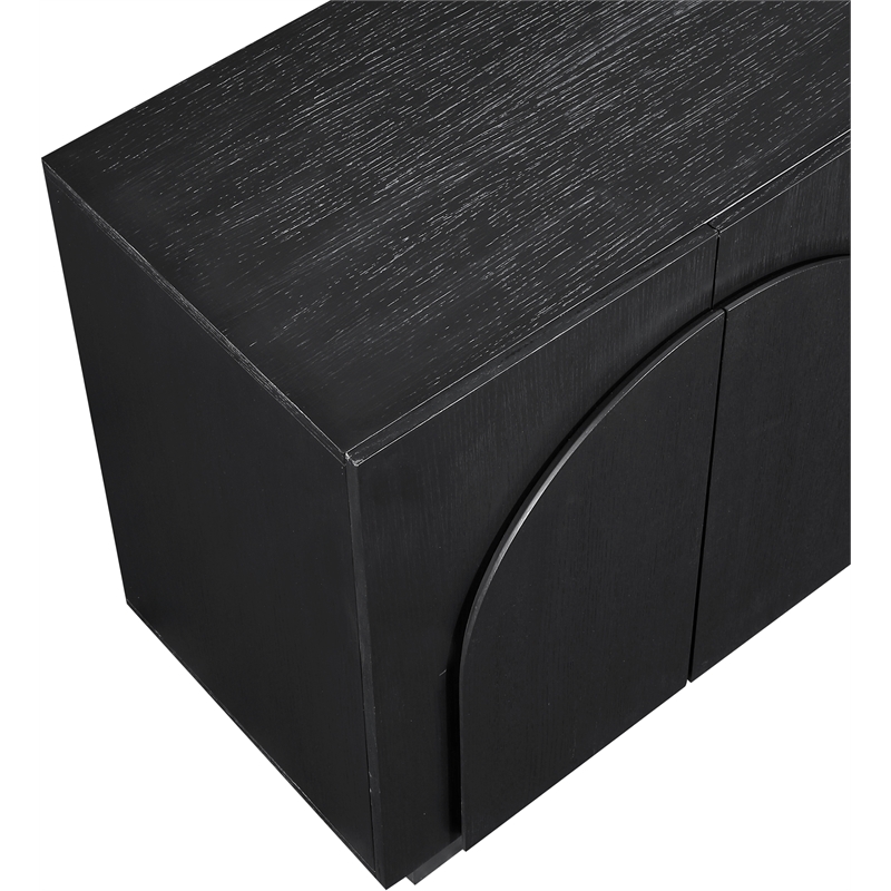 Meridian Furniture Navona Black Oak Veneer Sideboard/Buffet