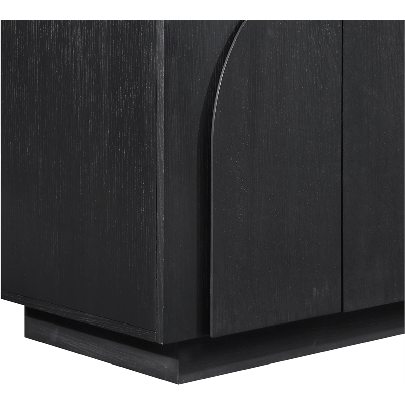 Meridian Furniture Navona Black Oak Veneer Sideboard/Buffet
