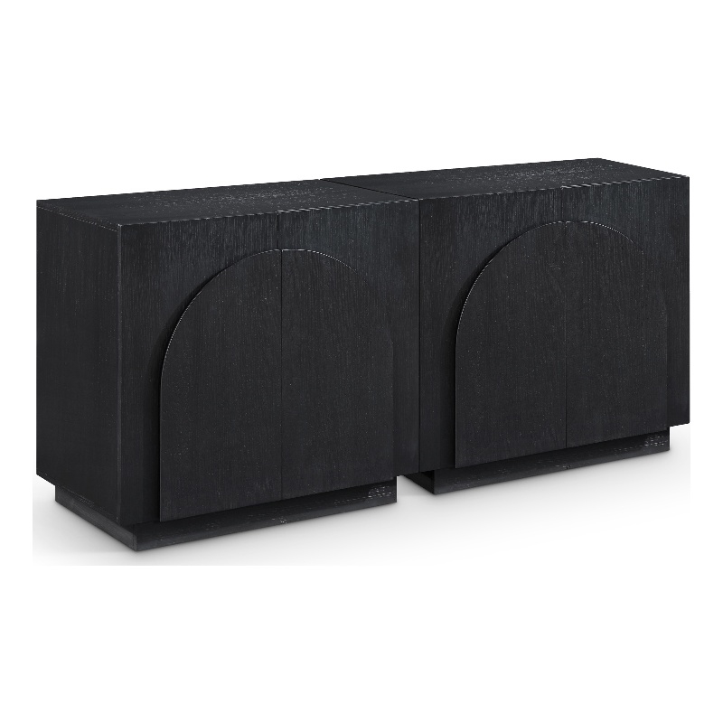 Meridian Furniture Navona Black Oak Veneer Sideboard/Buffet