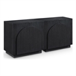 Meridian Furniture Navona Black Oak Veneer Sideboard/Buffet