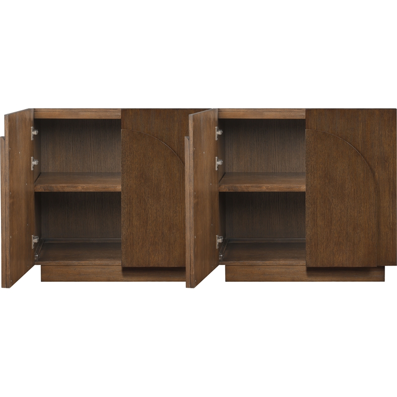 Meridian Furniture Navona Brown Oak Veneer Sideboard/Buffet