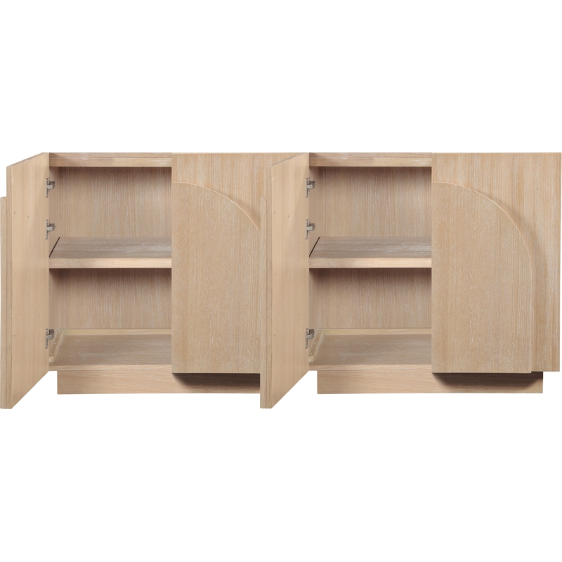 Meridian Furniture Navona Natural Oak Veneer Sideboard/Buffet