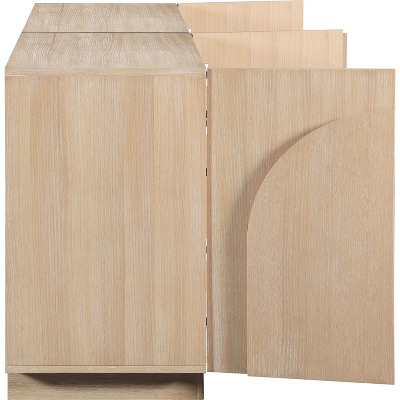 Meridian Furniture Navona Natural Oak Veneer Sideboard/Buffet