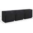 Meridian Furniture Navona Black Oak Veneer Sideboard/Buffet