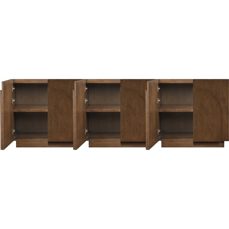 Meridian Furniture Navona Brown Oak Veneer Sideboard/Buffet