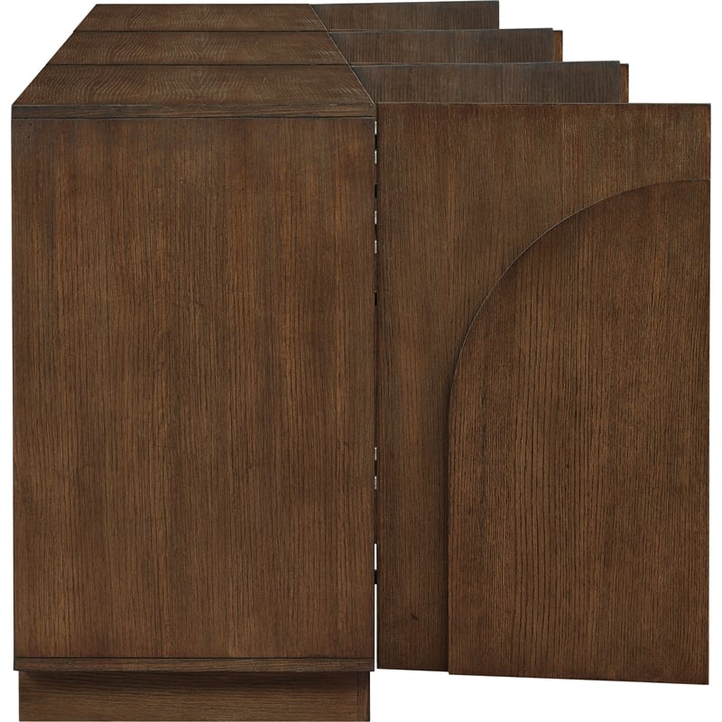 Meridian Furniture Navona Brown Oak Veneer Sideboard/Buffet