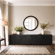 Meridian Furniture Navona Black Oak Veneer Sideboard/Buffet