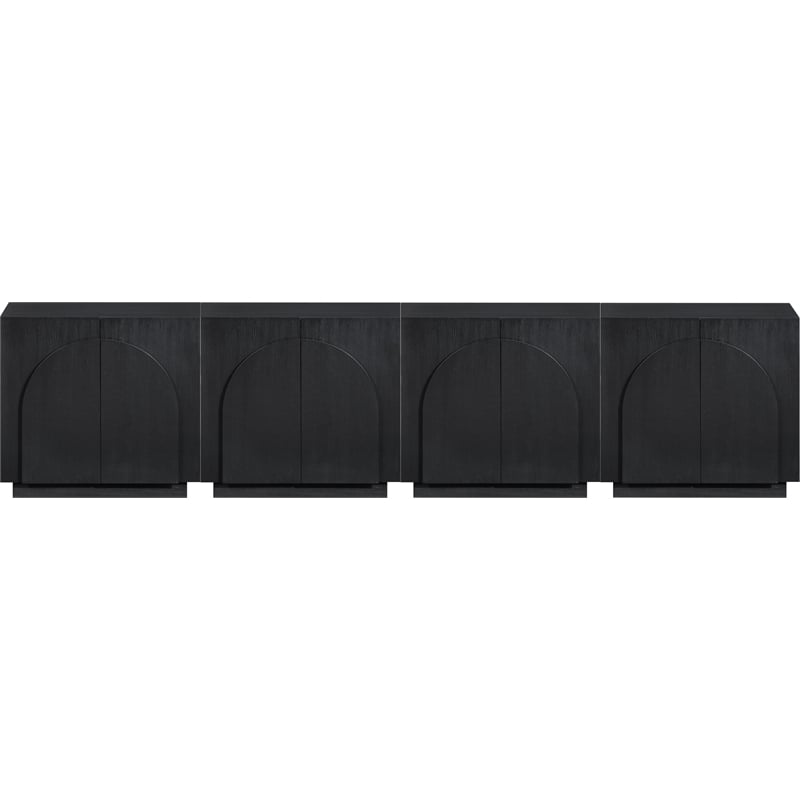 Meridian Furniture Navona Black Oak Veneer Sideboard/Buffet