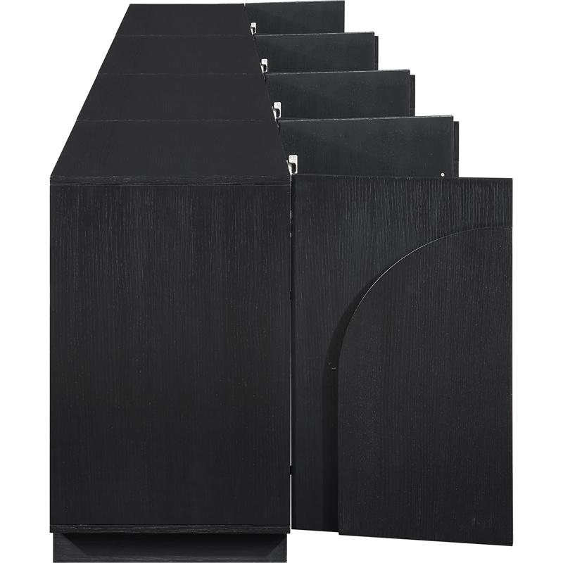 Meridian Furniture Navona Black Oak Veneer Sideboard/Buffet