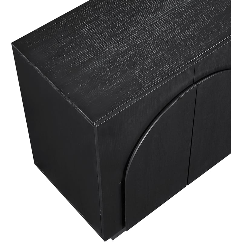 Meridian Furniture Navona Black Oak Veneer Sideboard/Buffet
