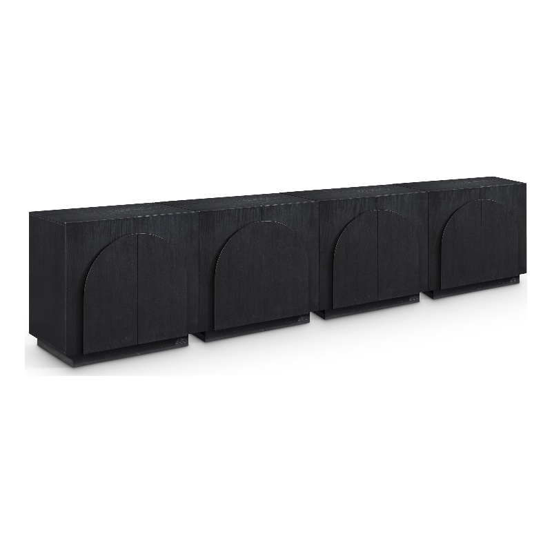 Meridian Furniture Navona Black Oak Veneer Sideboard/Buffet