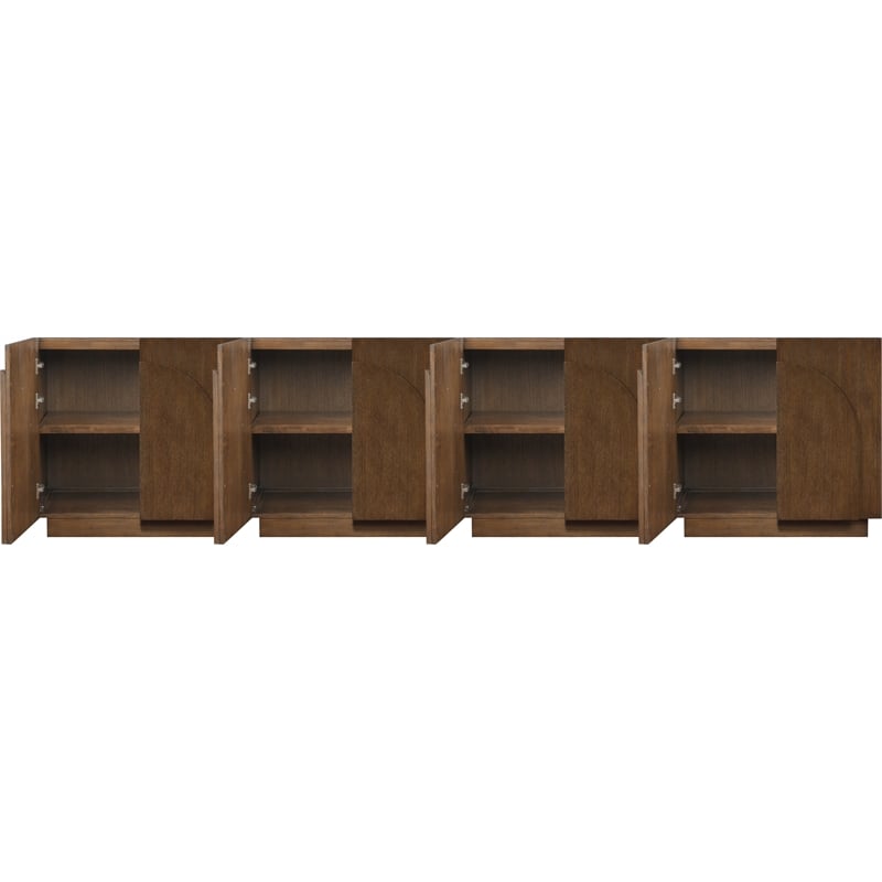 Meridian Furniture Navona Brown Oak Veneer Sideboard/Buffet