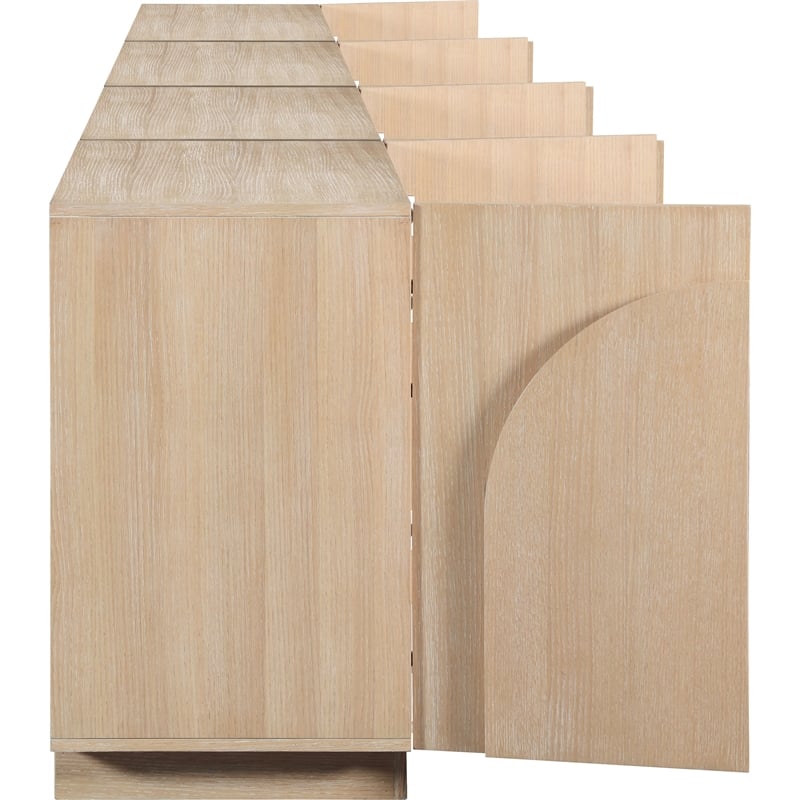 Meridian Furniture Navona Natural Oak Veneer Sideboard/Buffet