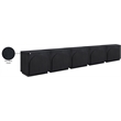 Meridian Furniture Navona Black Oak Veneer Sideboard/Buffet