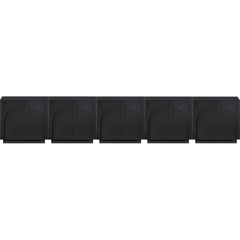 Meridian Furniture Navona Black Oak Veneer Sideboard/Buffet