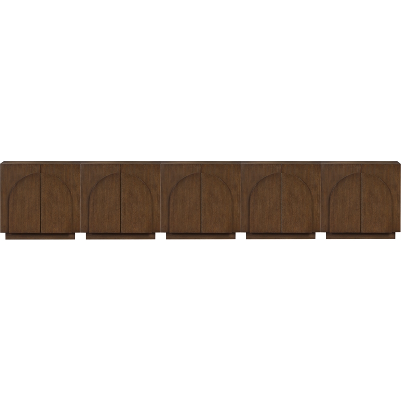 Meridian Furniture Navona Brown Oak Veneer Sideboard/Buffet