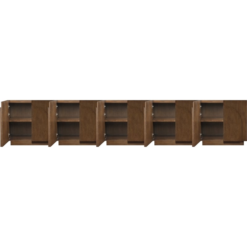 Meridian Furniture Navona Brown Oak Veneer Sideboard/Buffet