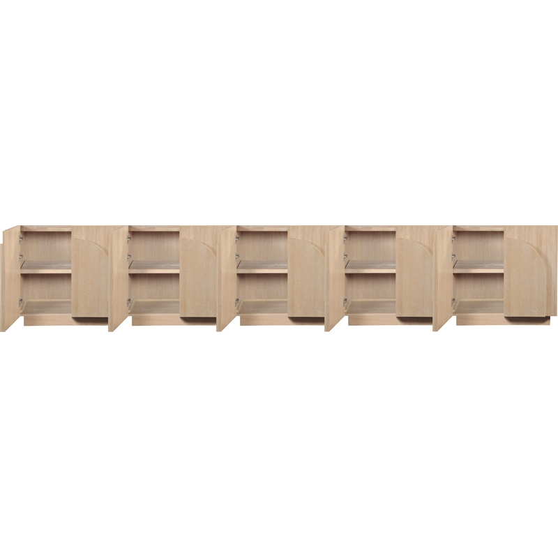 Meridian Furniture Navona Natural Oak Veneer Sideboard/Buffet