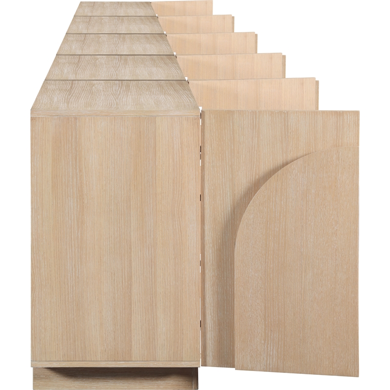Meridian Furniture Navona Natural Oak Veneer Sideboard/Buffet
