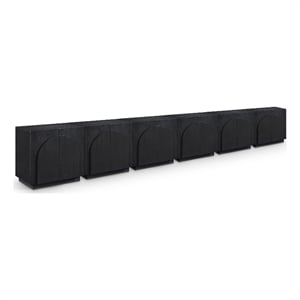 Meridian Furniture Navona Black Oak Veneer Sideboard/Buffet
