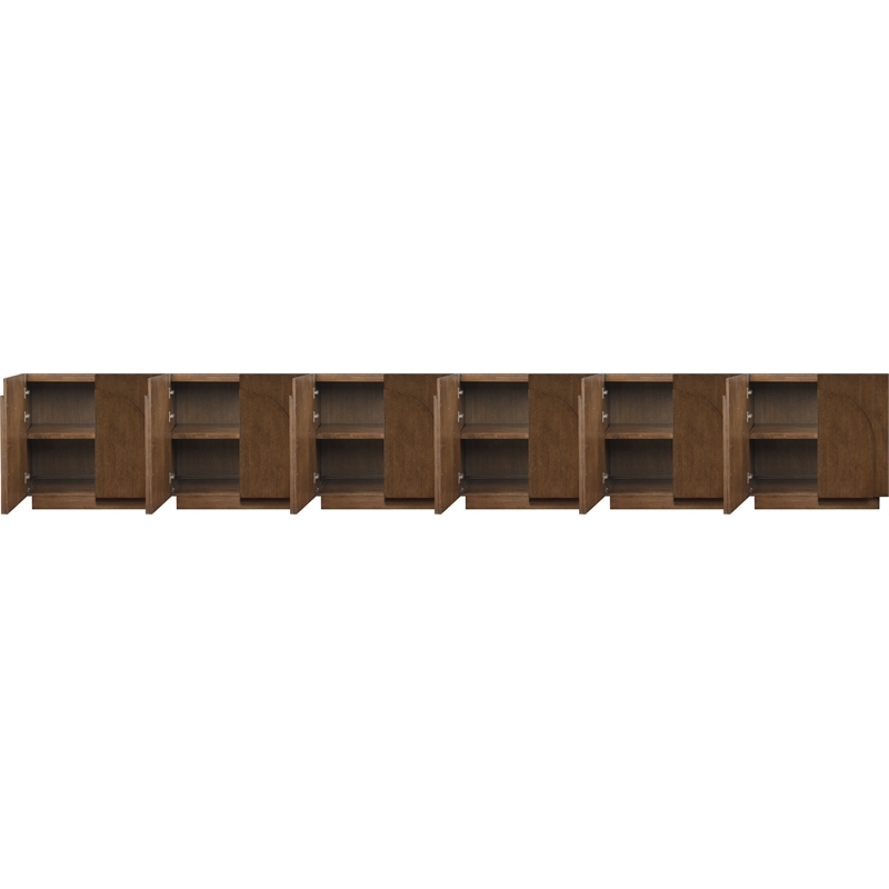 Meridian Furniture Navona Brown Oak Veneer Sideboard/Buffet